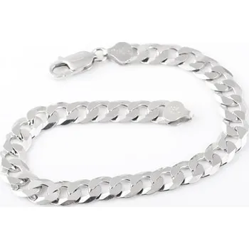 Náramek Pánský stříbrný náramek pancr 22 cm 63557F + Dárek zdarma