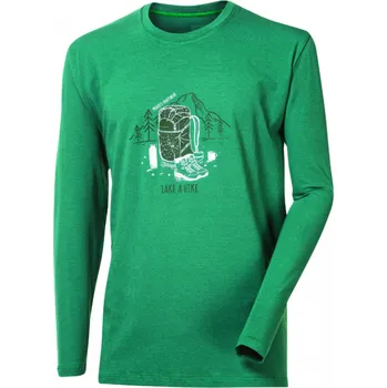 Triko dlouhé pánské Progress VANDAL "HIKE", khaki Velikost: 3XL