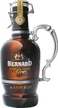 Pivo Bernard Světlý ležák nefiltrovaný 12° 2 l džbánek s uchem