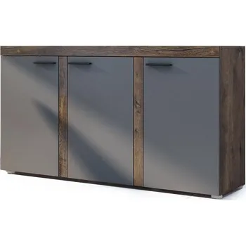 Komoda Komoda RUMBA 3F | 148,8 cm | lefkas/grafit