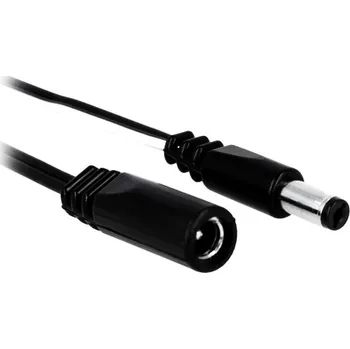 Napájecí kabel Prodlužovací kabel s konektory DC 5,5/2,1mm | KONDIK.cz Barva: černá, Délka: 5m
