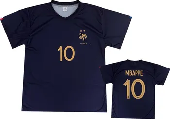 Dětský fotbalový dres Francie Mbappé 10 2023 tmavě modrý
