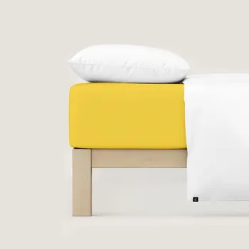 Prostěradlo Prostěradlo Jersey 90x190-100x220x30 066 sonne elastan Schlafgut