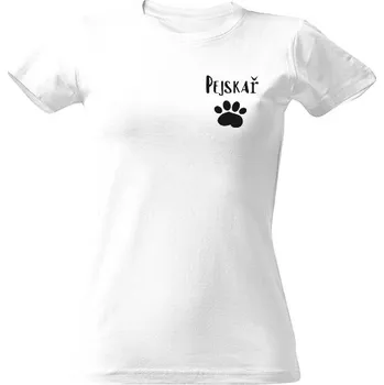 Dámské tričko Tričko s potiskem Pejskař malý potisk dámské