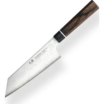 Kuchyňský nůž Suncraft Bunka BD-08 16,5 cm Black Damascus