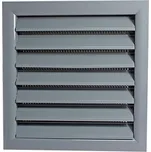 Větrací mřížka čtverec šedá 183x183/d150 se síťkou proti hmyzu 14-0688
