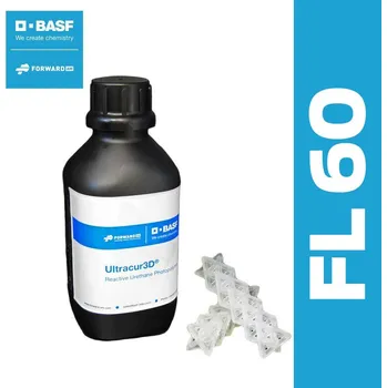 Příslušenství k 3D tiskárně BASF Ultracur3D FL 60 Flexible Resin flexibilní transparentní 1kg