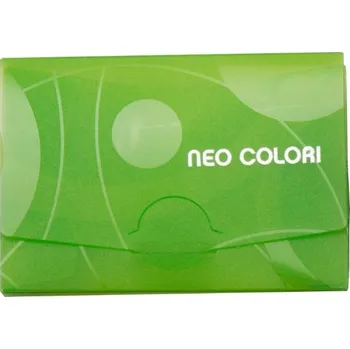 Archivační box Krabička PP na vizitky NEO COLORI zelená