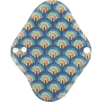 Menstruační vložka Breberky Intimní vložka (Bavlněný úplet) - Modrá duha