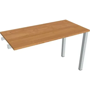 Kancelářský vozík HOBIS přídavný stůl rovný - UE 1200 R, hloubka 60 cm, olše + doprava zdarma