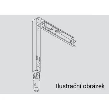 Příslušenství k oknu GEZE OL 90N Rohový převod Fz 90 P pravý, pozink