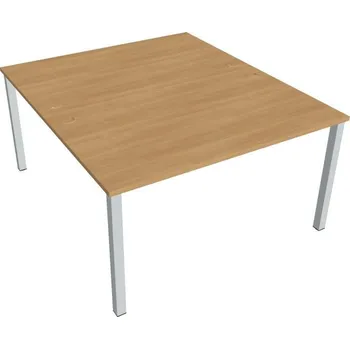 Kancelářský vozík HOBIS kancelářský stůl zdvojený - USD 1400, dub + doprava zdarma