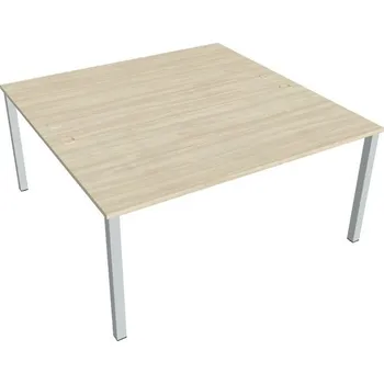 Kancelářský vozík HOBIS kancelářský stůl zdvojený - USD 1600, akát + doprava zdarma