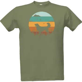 Tričko s potiskem Toller v kruhu pánské