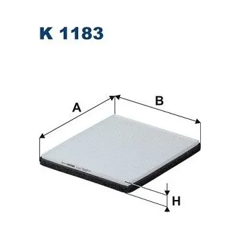 Autodíl Filtr, vzduch v interiéru FILTRON K 1183