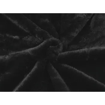 Recenze Stoklasa Oděvní dekorační kožešina Rabbit černá 1,55/1 m