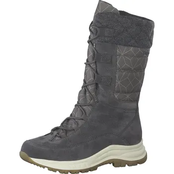 Dámské kozačky DÁMSKÉ KOTNÍKOVÉ BOTY TAMARIS 8-86217-29 206 ŠEDÁ Barva: Šedá, Velikost: 40