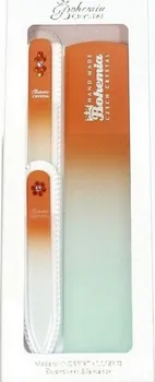 Bohemia Crystal Glass Swarovski dárková sada skleněných pilníků oranžová