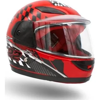 Helma na motorku Přilba dětská integral XTR 501 - červená L