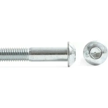 Šroub Šroub button imbus 10.9 ZB, ISO 7380, půlkulatá hlava - M6x25