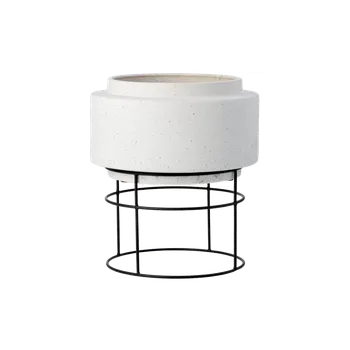 Váza Botanique 35 cm, Povrchy černá keramika