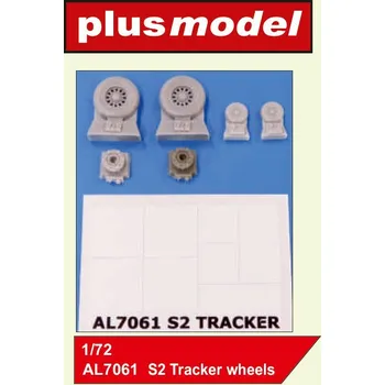 Plastikový model Plusmodel 1/72 S2 Tracker wheels