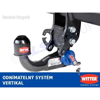 Tažné zařízení Tažné zařízení Audi A6 Allroad 2006/06-2012/05 (C6), vertikální, Witter