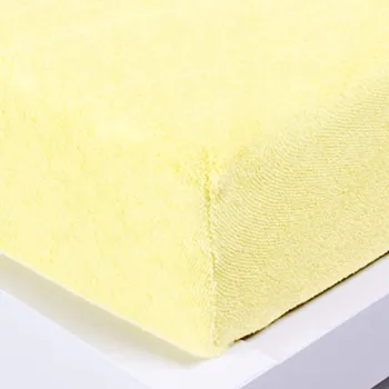 Prostěradlo Numberoplus Froté prostěradlo krémové Velikost: 140x200 cm