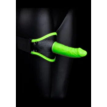 Připínací penis Ouch! Glow in the Dark Thigh Strap-on