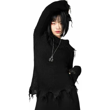 Dámský svetr svetr dámské - Aelfwine Asymmetric - KILLSTAR - KSRA007466 - M