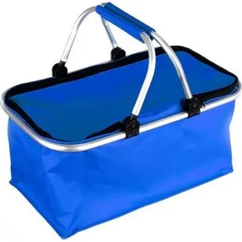 Nákupní košík košík nákupní skládací 48*28*24cm, Al+polyester, 791250