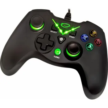 Gamepad Esperanza EGG114K herní ovladač Černá USB 2.0 Gamepad Analogový/digitální PC, Xbox One, Xbox Series S, Xbox Series X
