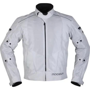 Moto bunda MODEKA Letní bunda na motorku Veo Air šedá 5XL
