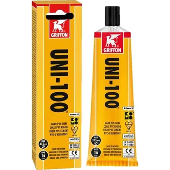 Průmyslové lepidlo Hanscraft Lepidlo PVC GRIFFON UNI-100 125g tuba 317016