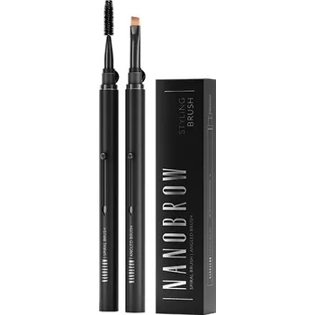 Nanobrow Styling Brushes Set Štětce na obočí 2ks