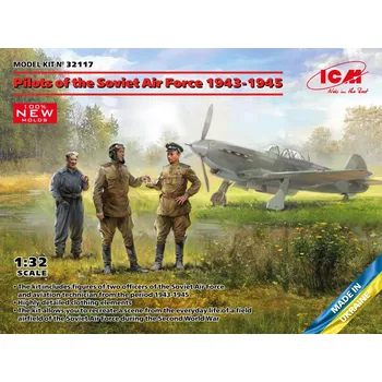 Plastikový model ICM 1/32 Pilots of the Soviet Air Force 1943-1945