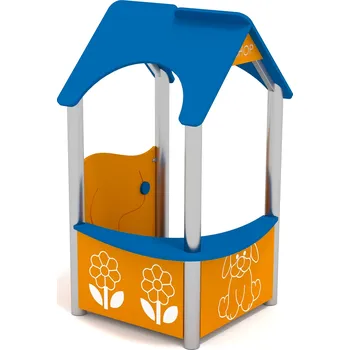 Dětský domeček Dětský domeček obchod s konstrukcí z nerezu