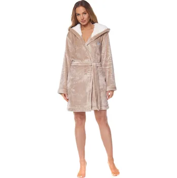 Dámské noční prádlo L&L župan dámský 2125 OLE - angora, M (Dámský župan L&L 2125)