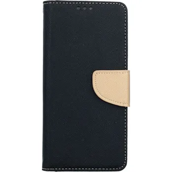 Pouzdro na mobilní telefon Pouzdro Xiaomi Redmi A1 knížkové černo-zlaté (kryt neboli obal na Xiaomi Redmi A1)