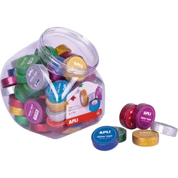 Lepicí páska Páska lepicí 15x5 dekorační třpytivá