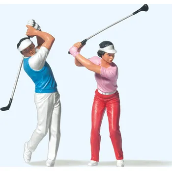 Modelová železnice Postavičky Na golfu G - Preiser 45040 (Zahradní železnice)