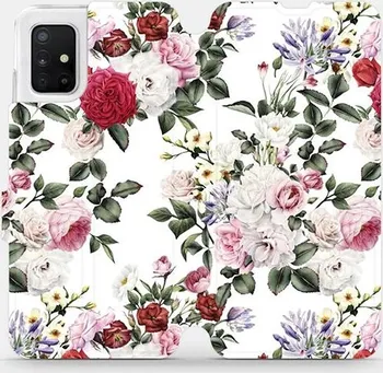 Pouzdro na mobilní telefon Mobiwear pro Samsung Galaxy A51 růže/bílé