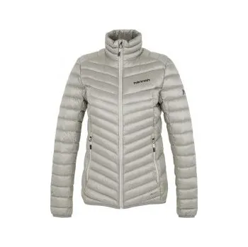 Dámská bunda Hannah AYLA light gray stripe 36; Šedá bunda + DÁREK DLE VÝBĚRU!