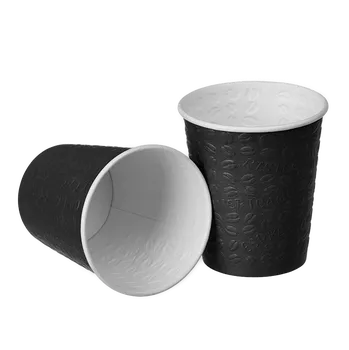 Jednorázové nádobí EcoPack Papírový kelímek jednovrstvý 0,4 l CTG O90 mm nápojový černý Coffee Touch bal/50 ks Balení: 50