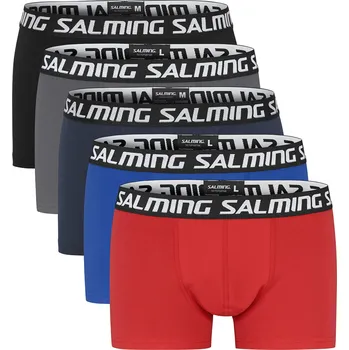 Boxerky SALMING Box Boxer 5-pack Red/Blue/Black S - S