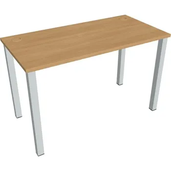 Kancelářský vozík HOBIS kancelářský stůl rovný - UE 1200, hloubka 60 cm, dub + doprava zdarma