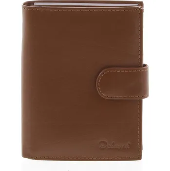 Peněženka Pánská kožená peněženka světle hnědá - Delami Delvanio hnědá