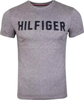 Pánské tričko Tommy Hilfiger CN SS TEE HILFIGER šedé M