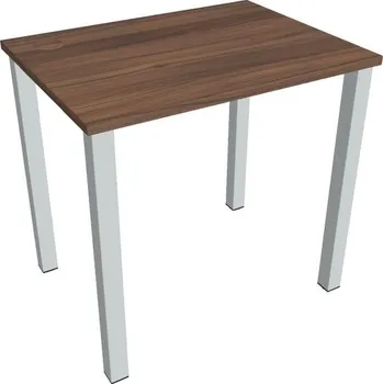 Kancelářský vozík HOBIS kancelářský stůl rovný - UE 800, hloubka 60 cm, ořech + doprava zdarma