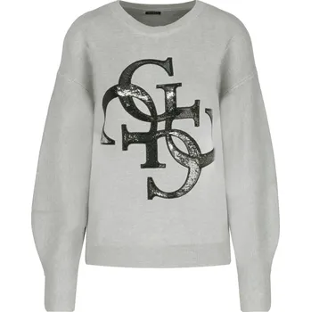 Dámský svetr GUESS JEANS Svetr SUMMER | Barva:šedý | Velikost:S